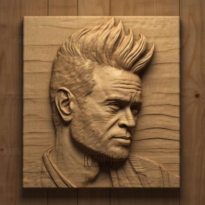 Tyler Durden 2 stl model for CNC